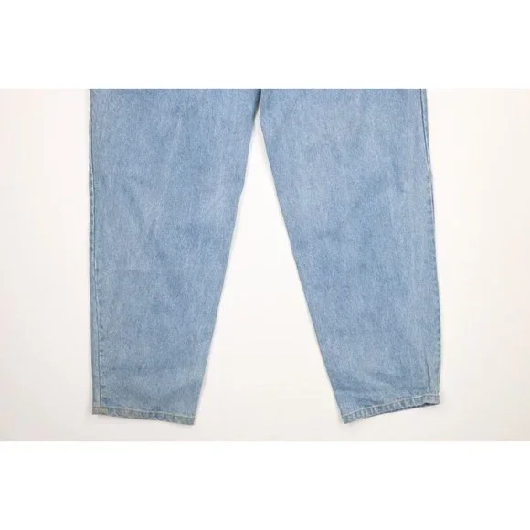 NOS Vintage 90s Streetwear Mens 36x34 Baggy Loose Fit Denim Jeans Blue Cotton